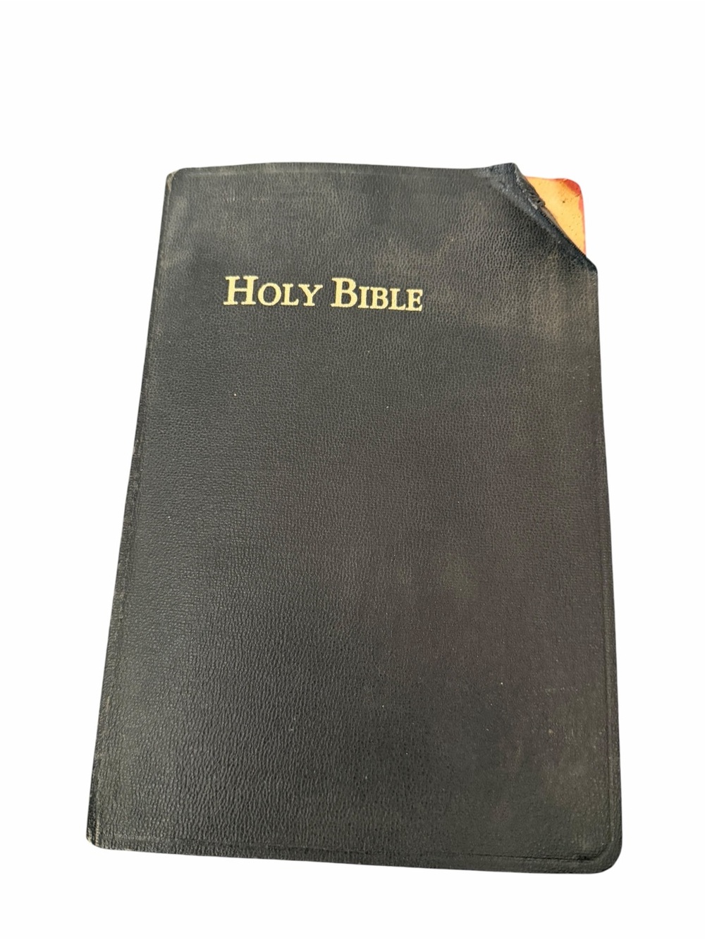 Holy Bible Black Cover Religious Book